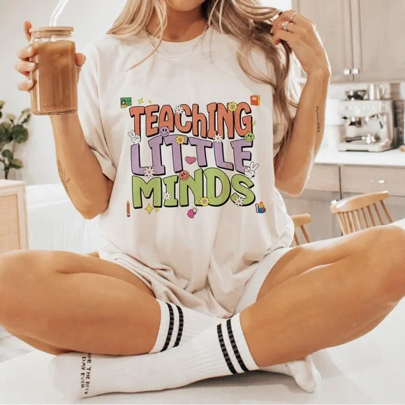 Cute Boho Teacher Shirt Elementary Teacher Shirt Back To School Teaching Shirt - Picture 1 of 4